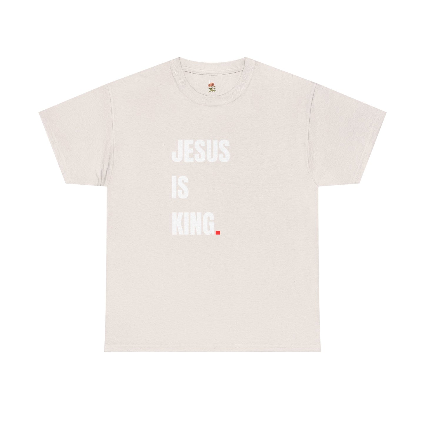 Jesus is King Adult Cotton Tee