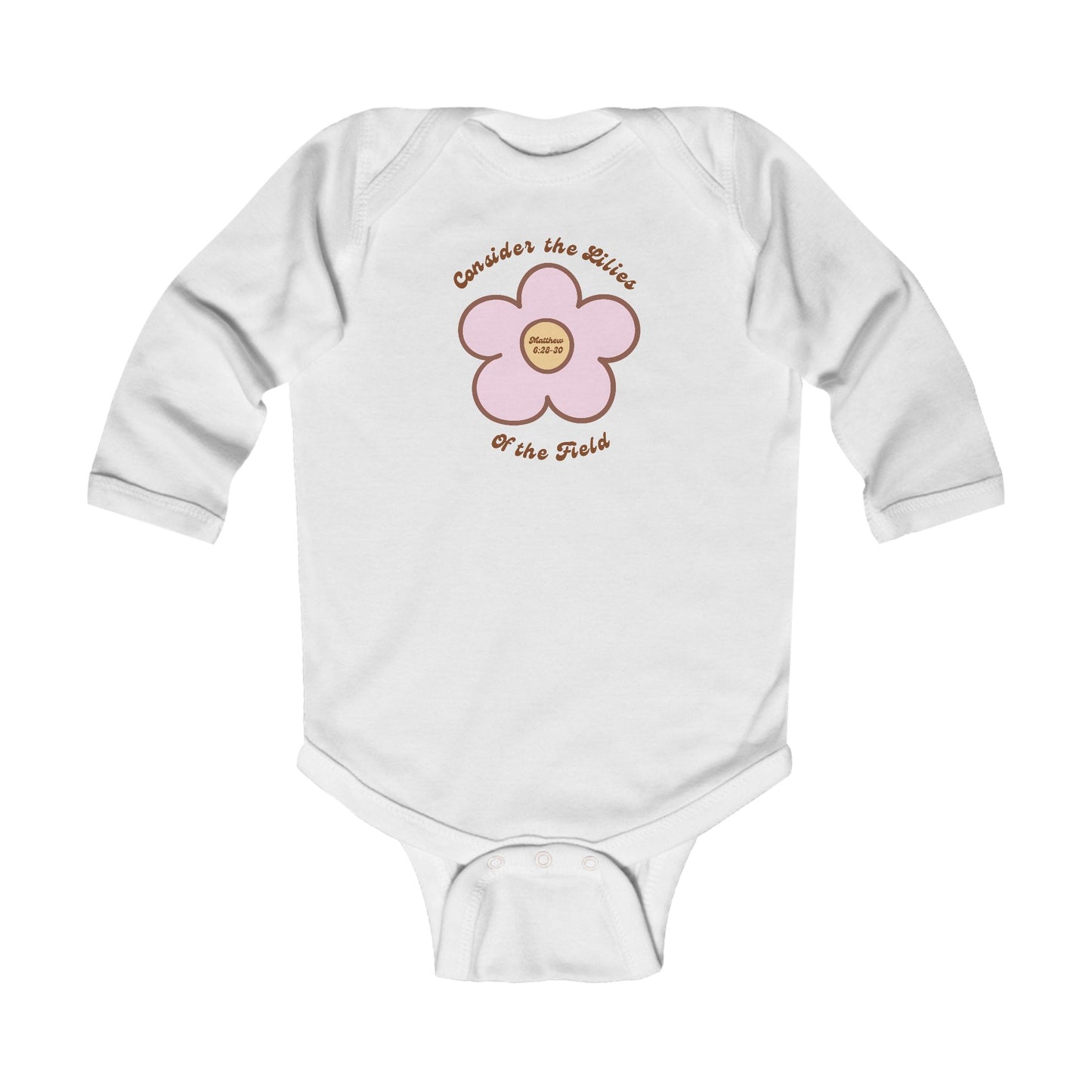 Consider the Lilies Infant Long Sleeve Bodysuit