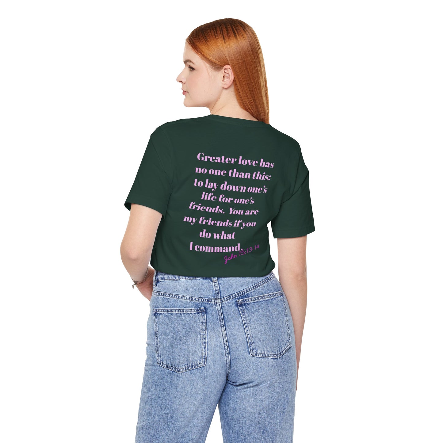 Jesus is my Friend Adult Jersey Short Sleeve Tee