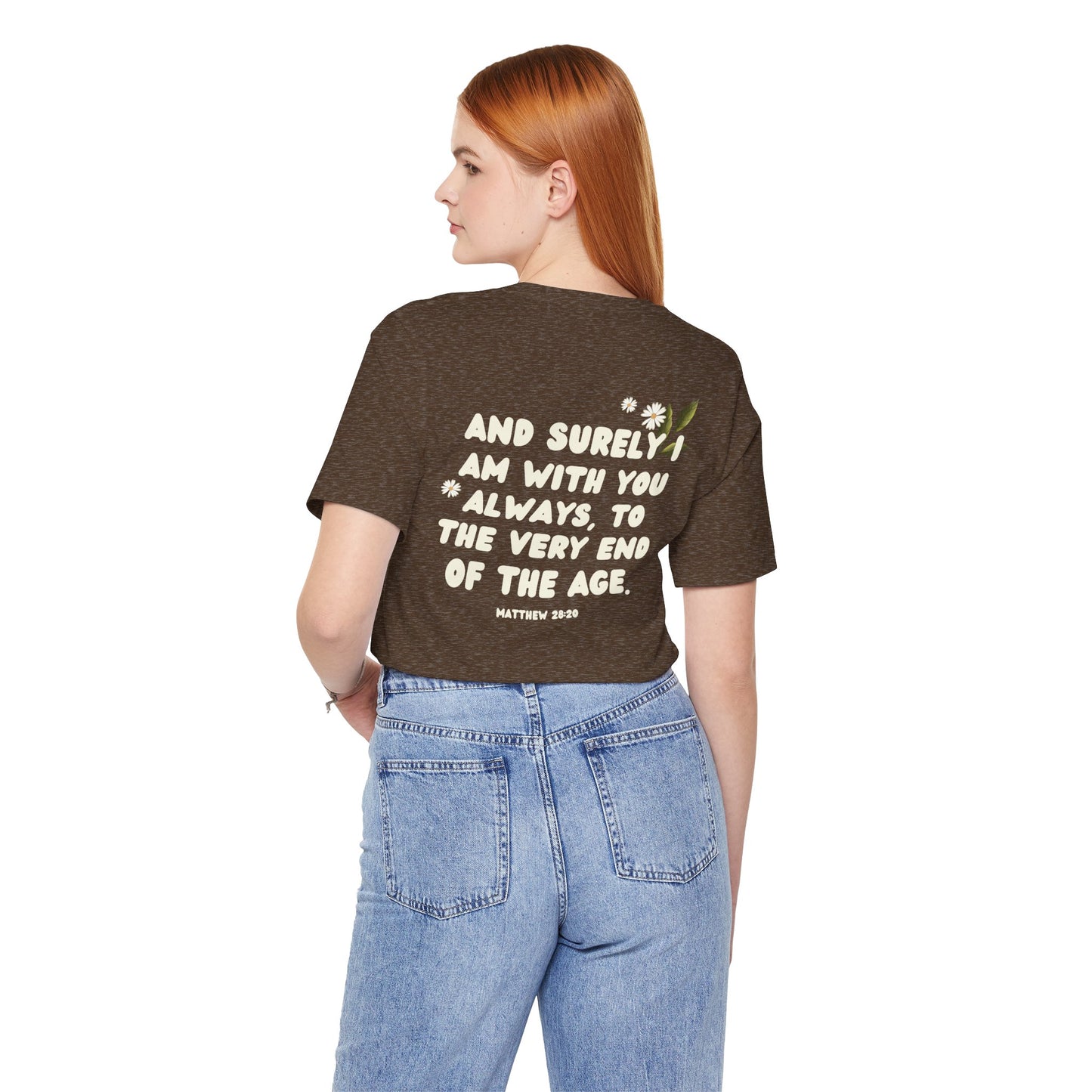 Jesus is Here Adult Jersey Short Sleeve Tee