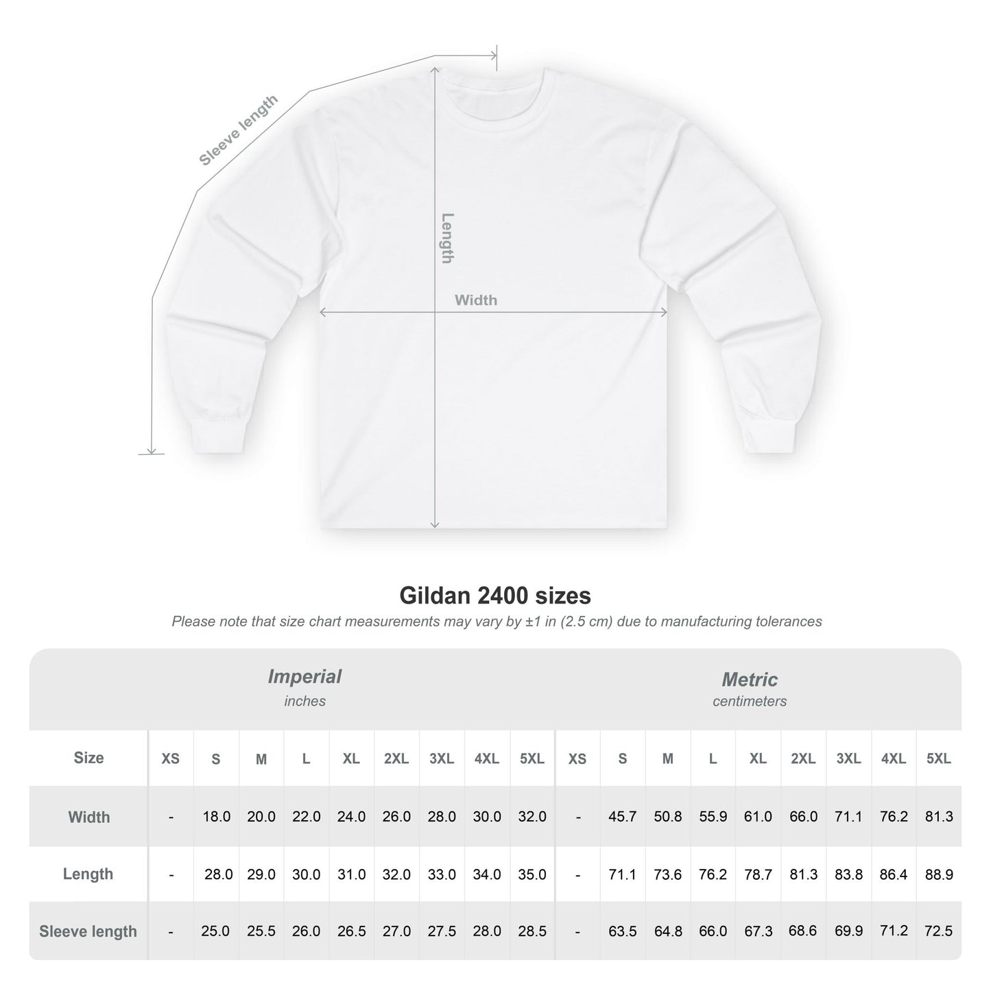 Consider the Lilies Adult Cotton Long Sleeve Tee