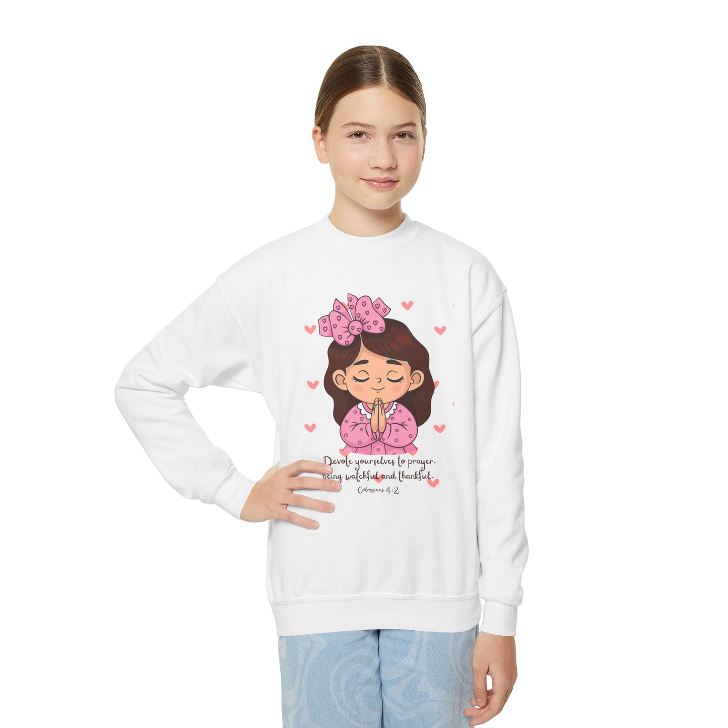 Prayer Youth Crewneck Sweatshirt