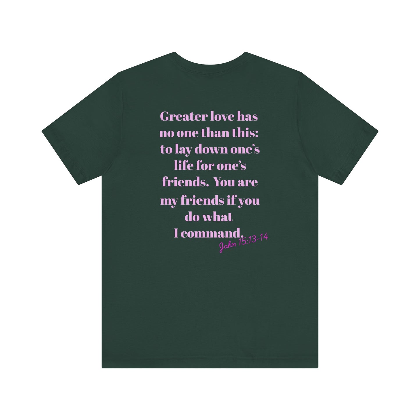 Jesus is my Friend Adult Jersey Short Sleeve Tee