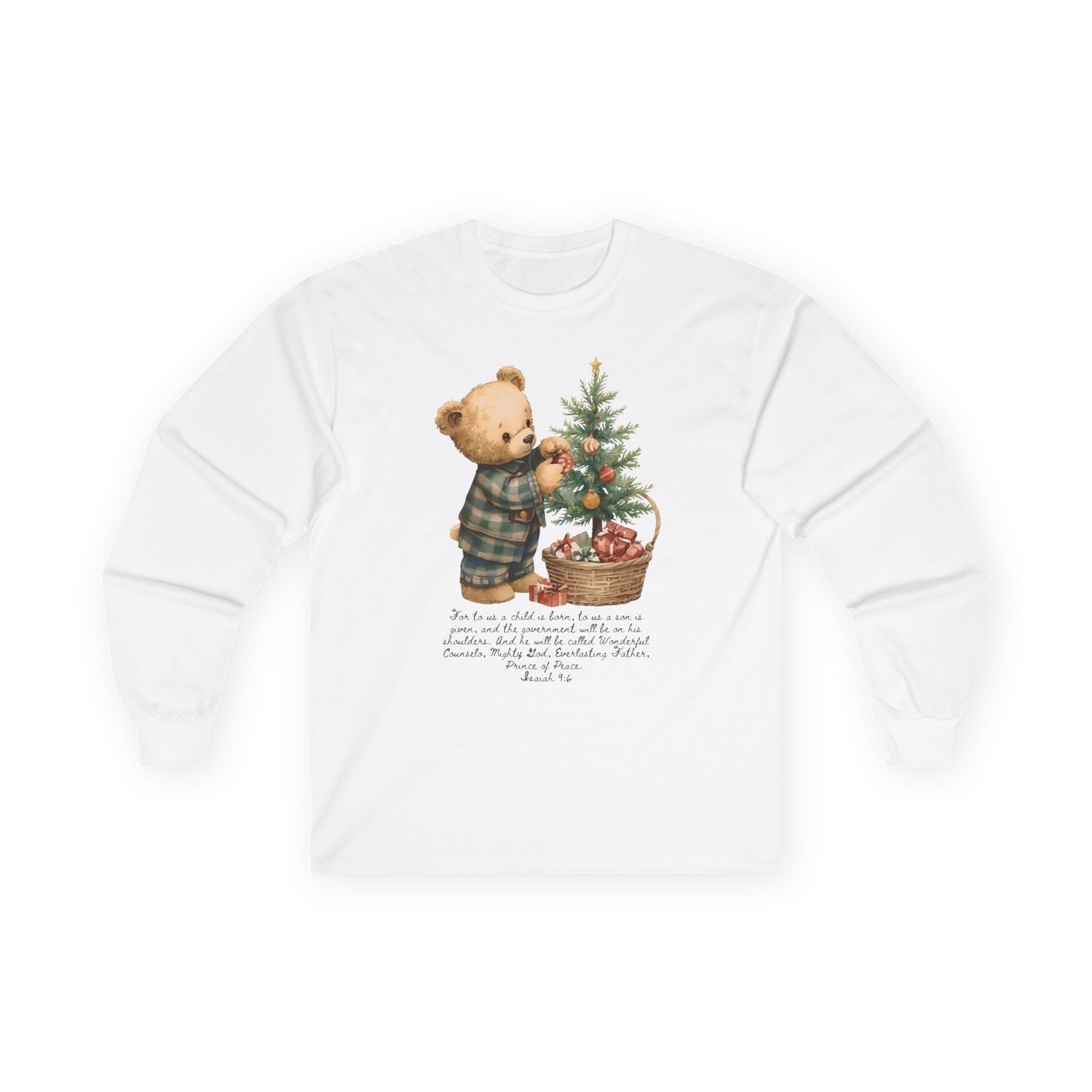 Isaiah 9:6 Cotton Long Sleeve Tee