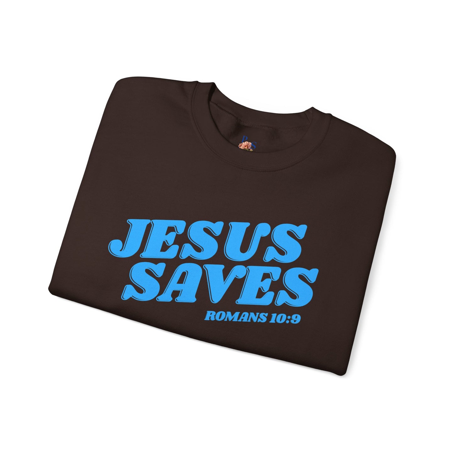 Jesus Saves Adult Heavy Blend™ Crewneck Sweatshirt