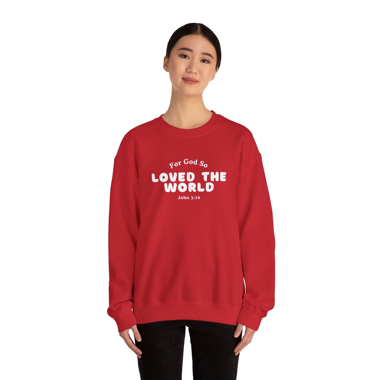 John 3:16 Adult Sweatshirt