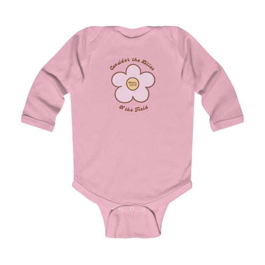 Consider the Lilies Infant Long Sleeve Bodysuit