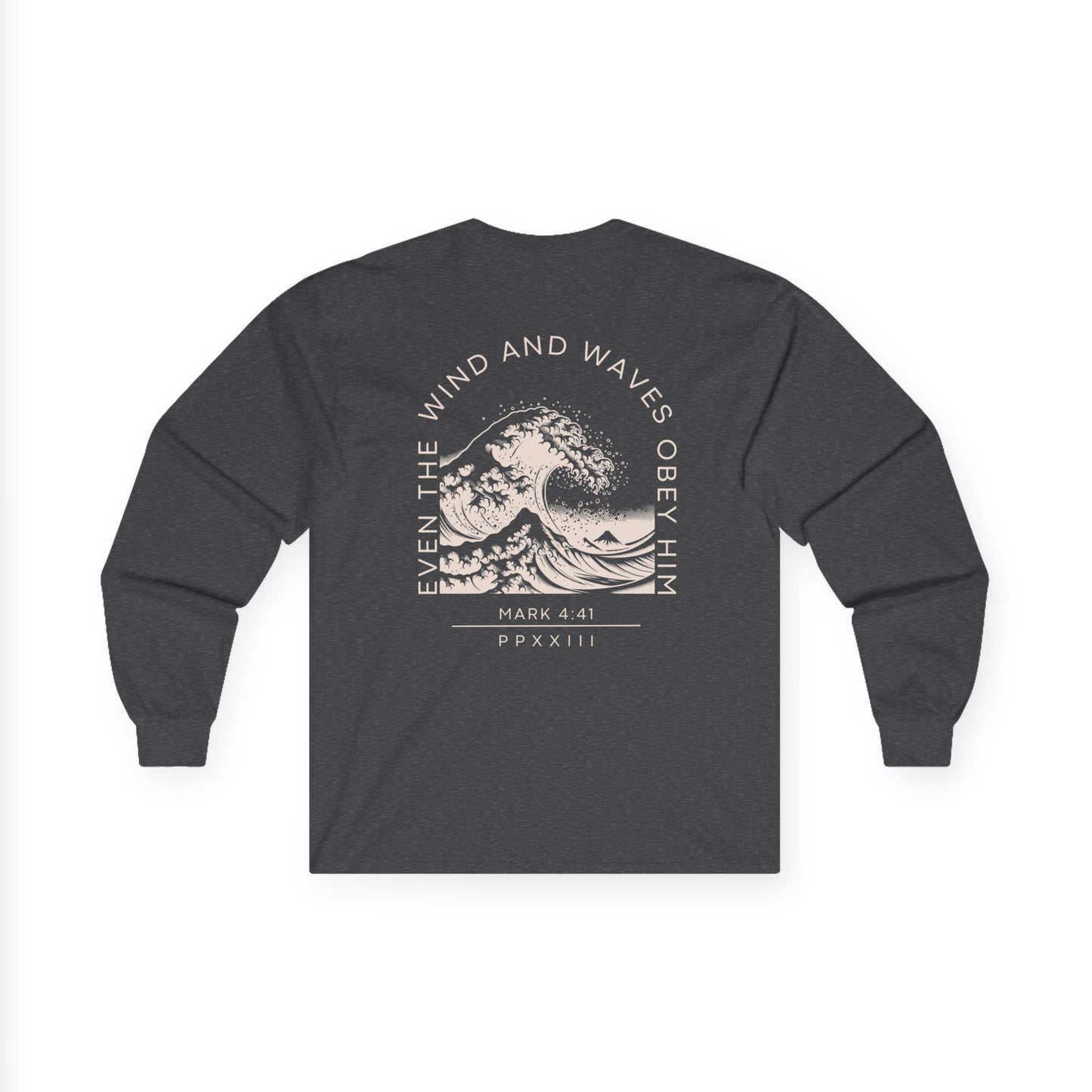 Wind and Waves Adult Long Sleeve Tee