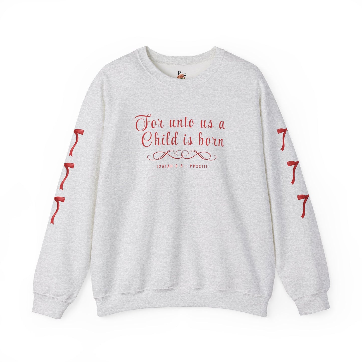 A Child is Born Adult Sweatshirt