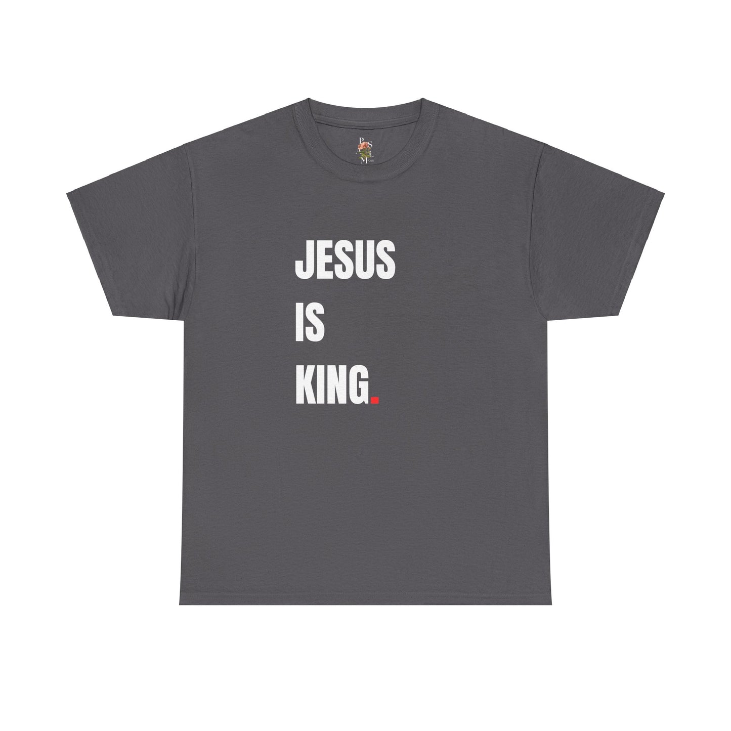 Jesus is King Adult Cotton Tee