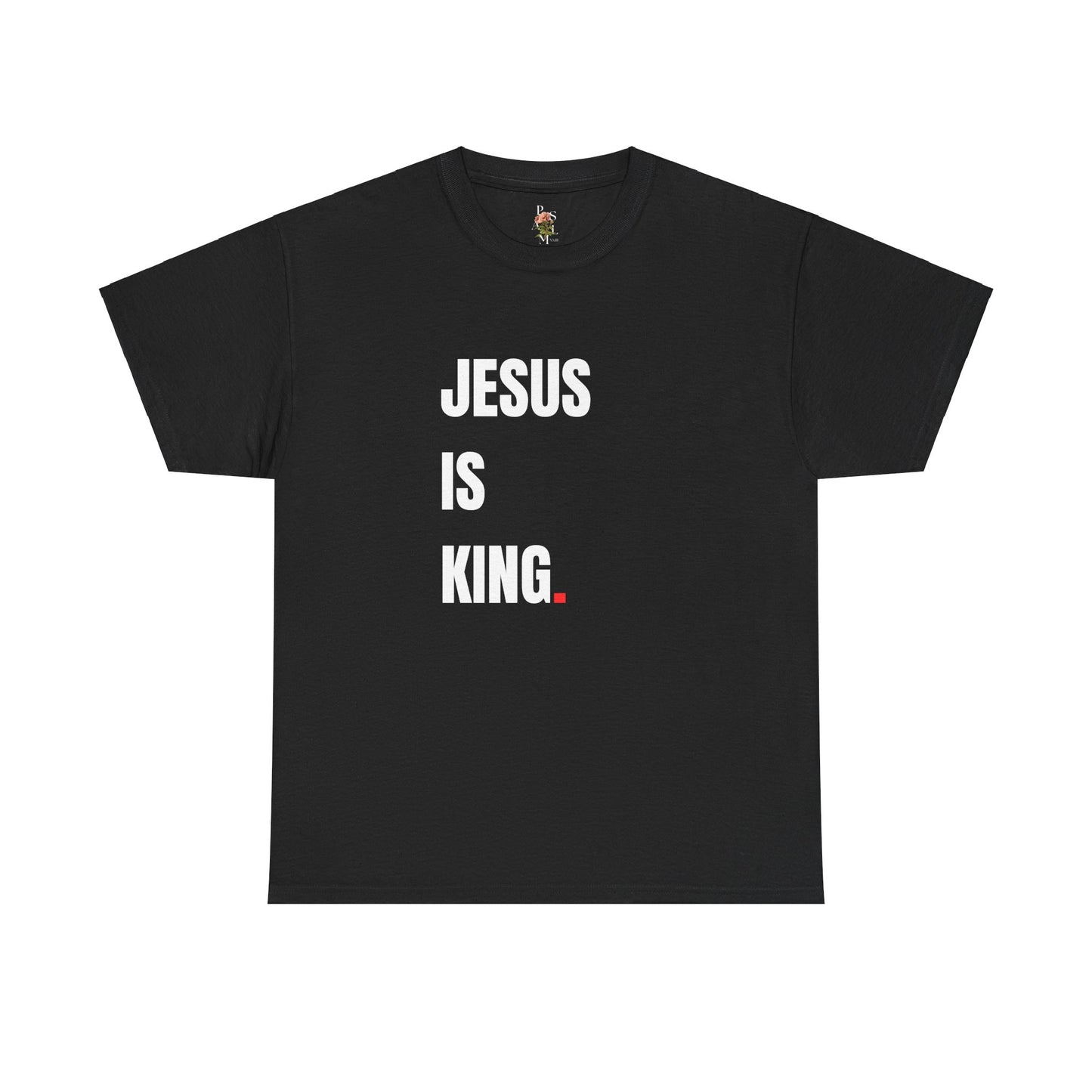 Jesus is King Adult Cotton Tee