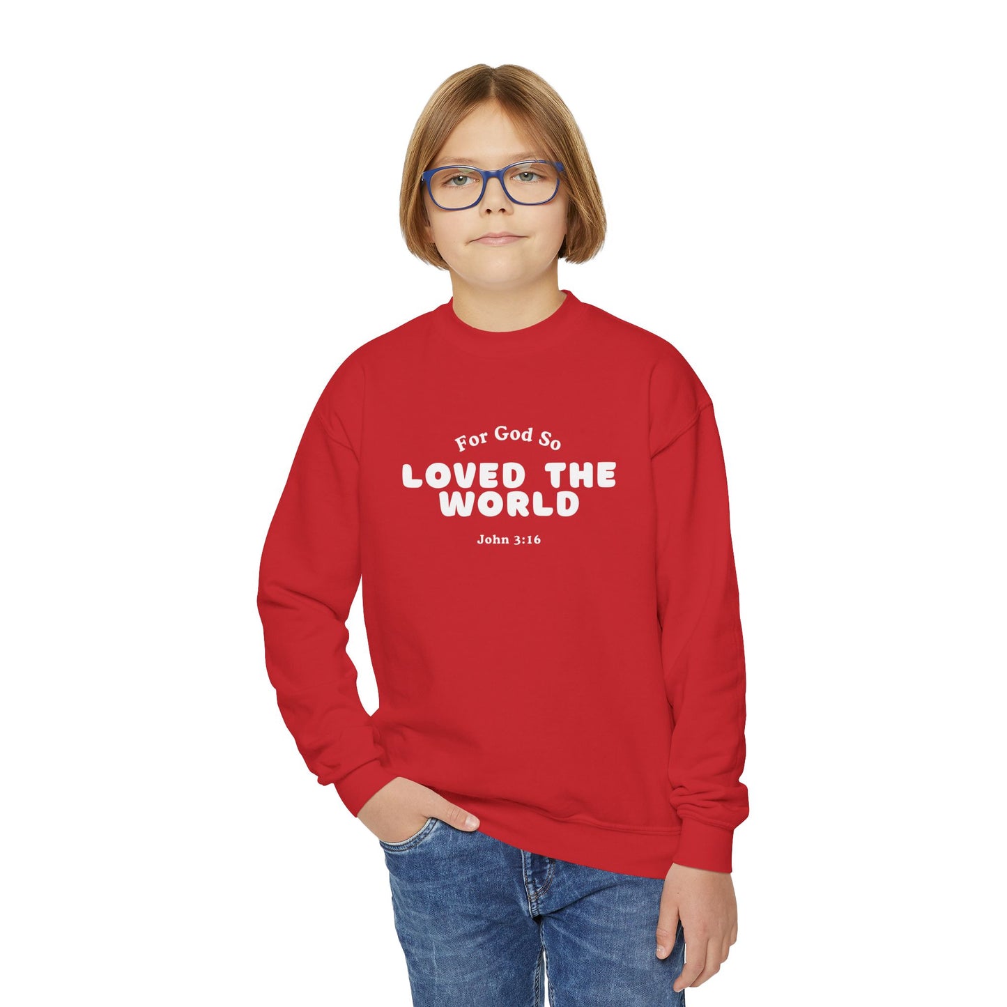 John 3:16 Youth Sweatshirt