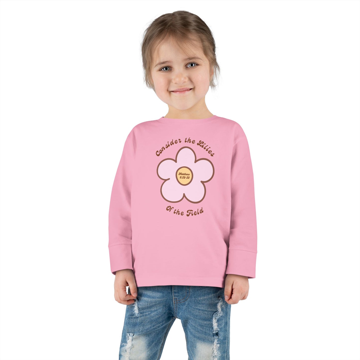 Consider the Lilies Toddler Long Sleeve Tee