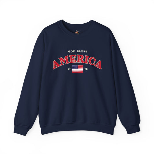 God Bless America Adult Sweatshirt