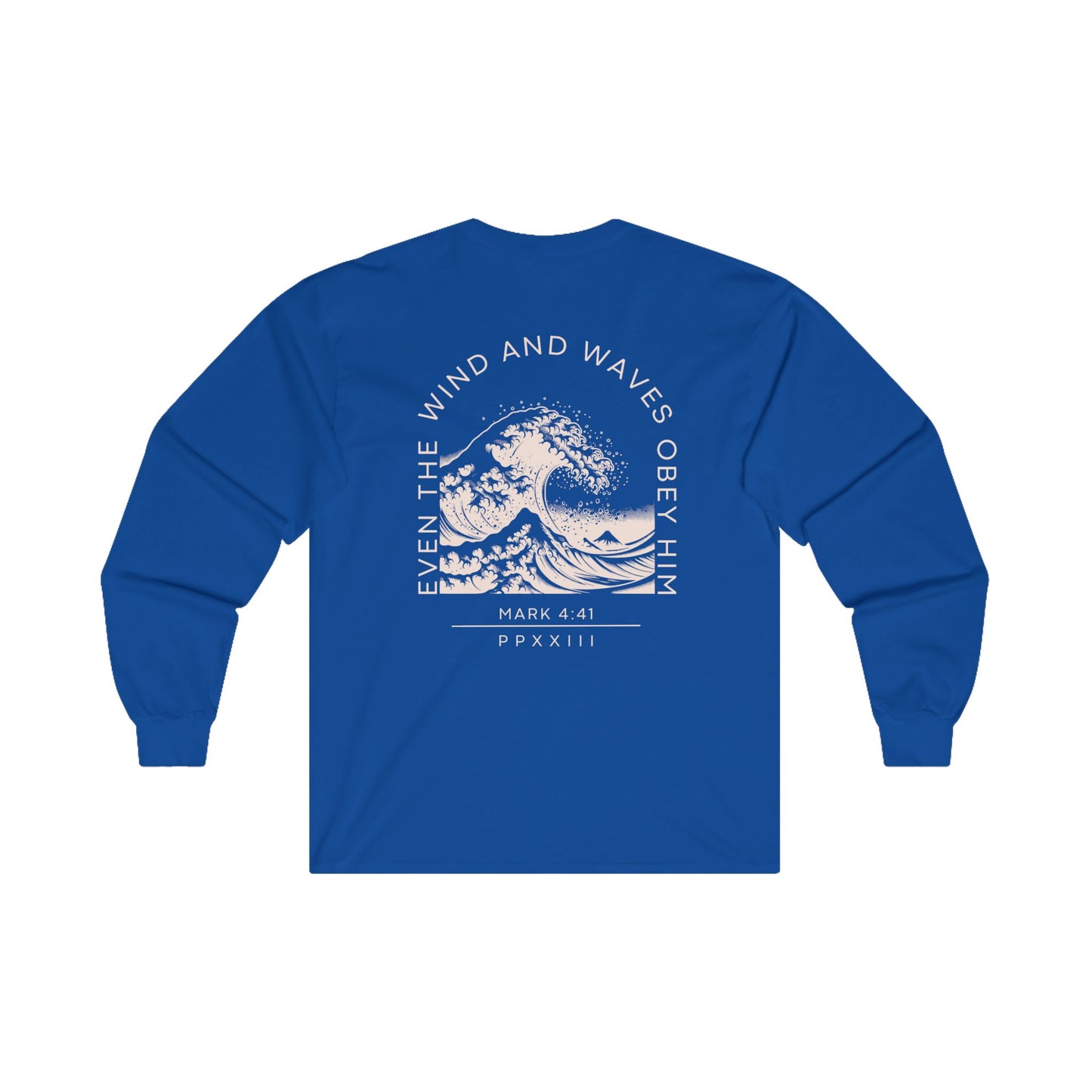 Wind and Waves Adult Long Sleeve Tee