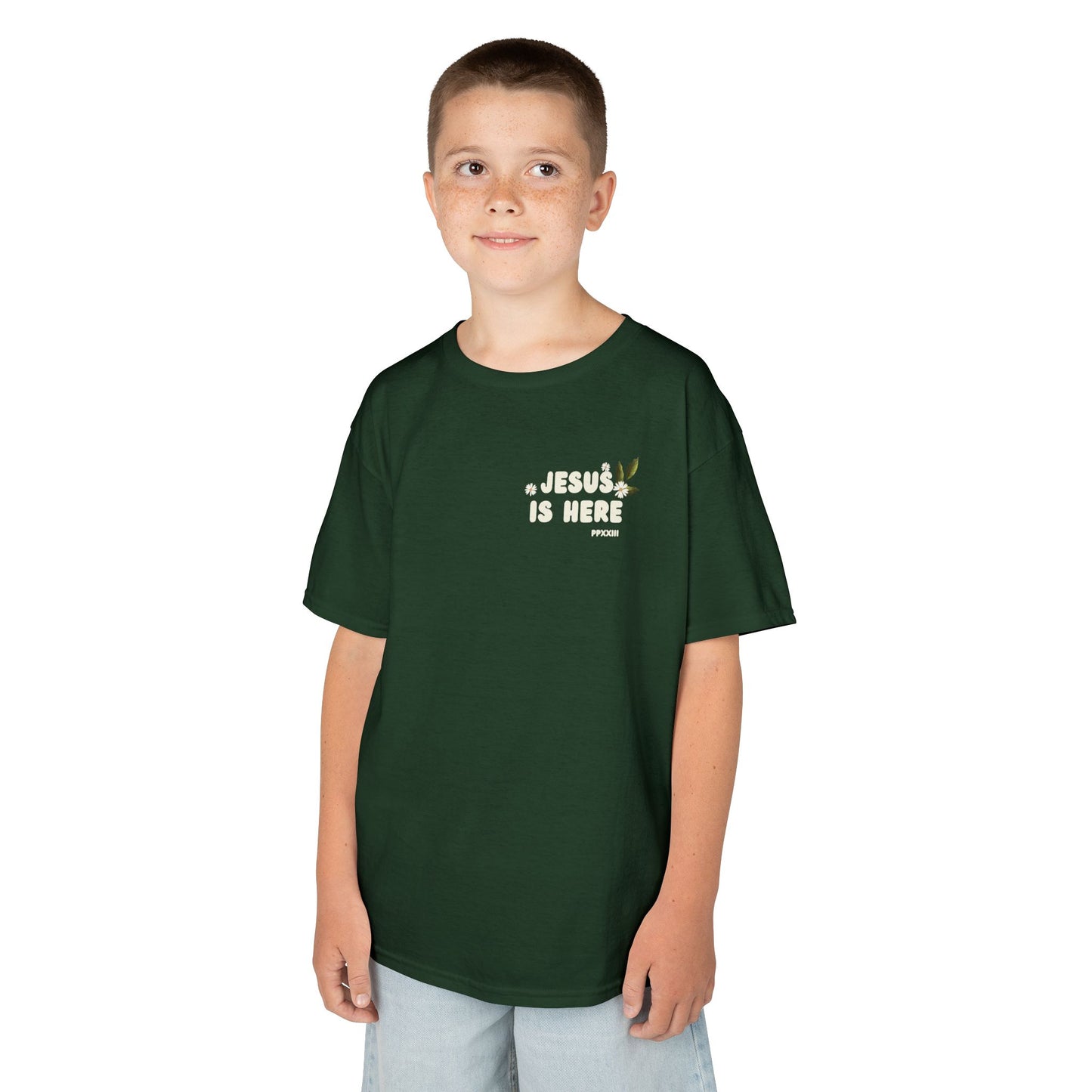 Jesus is Here Kids Tee