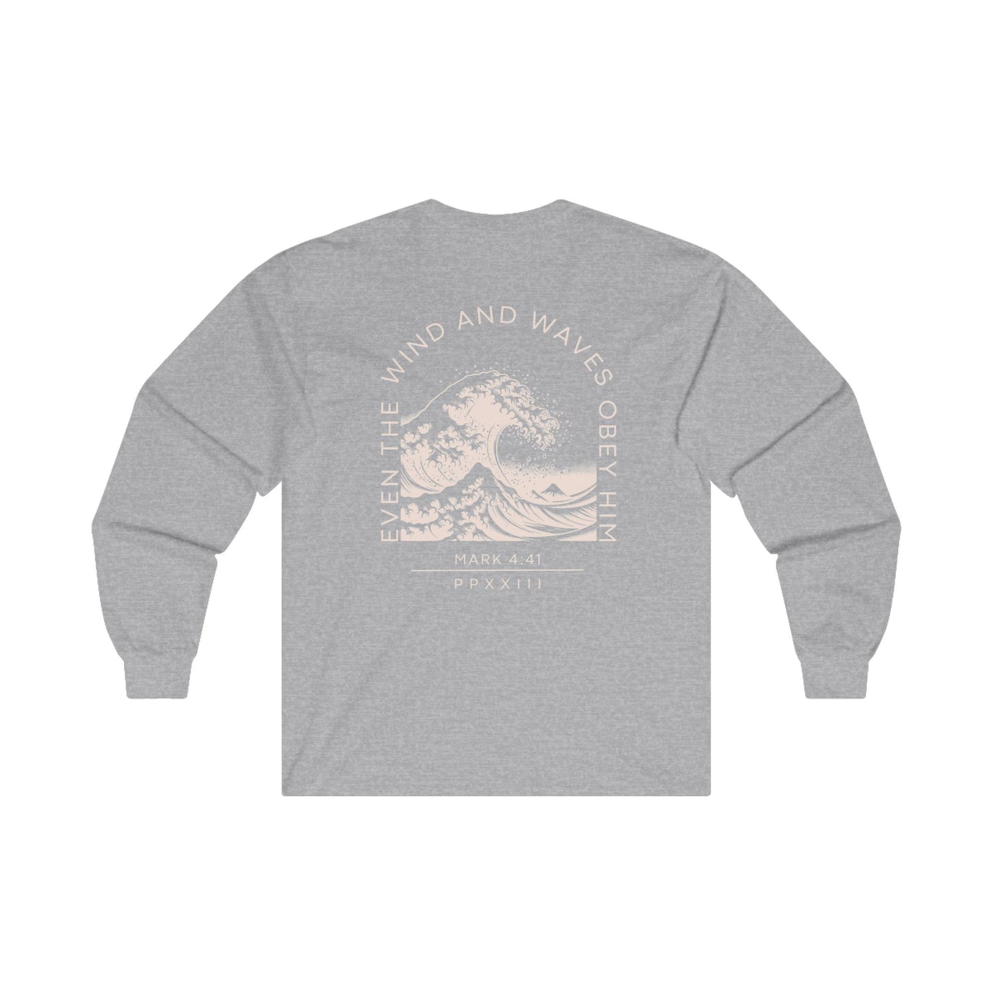 Wind and Waves Adult Long Sleeve Tee