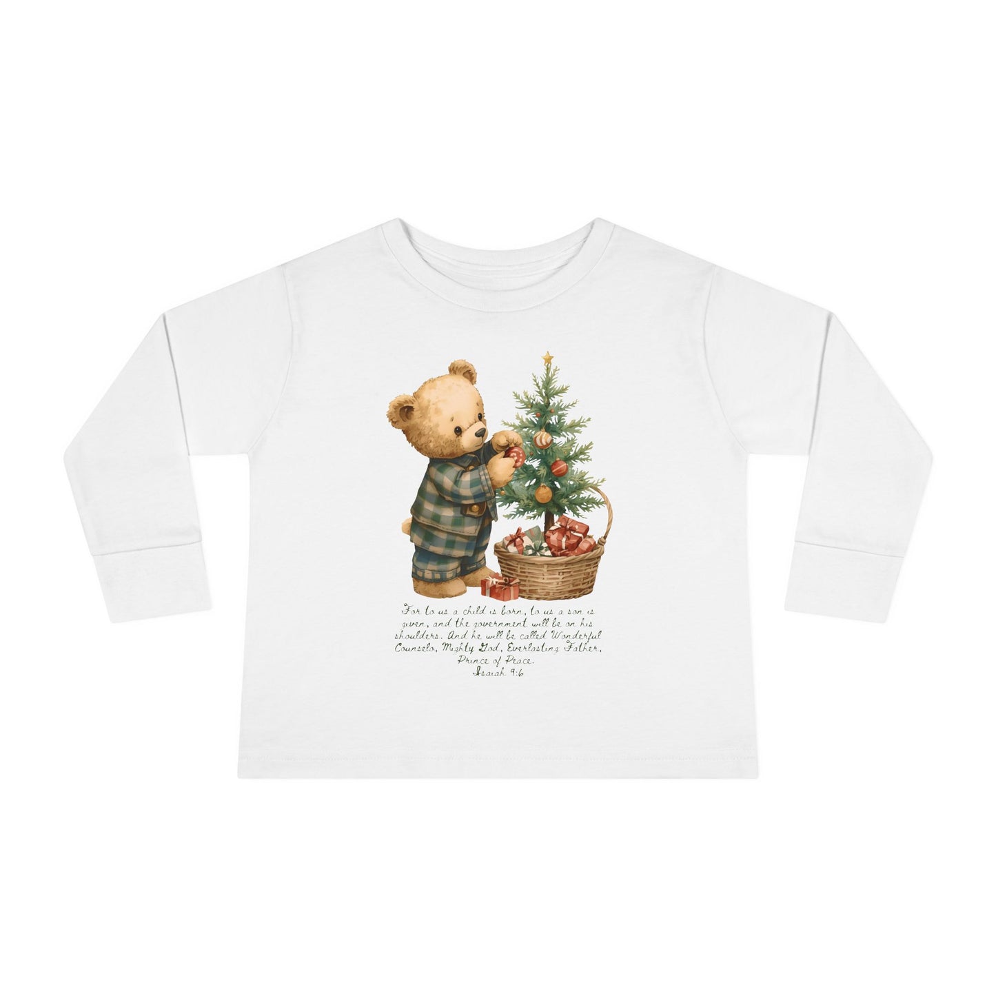 Isaiah 9:6 Toddler Long Sleeve Tee