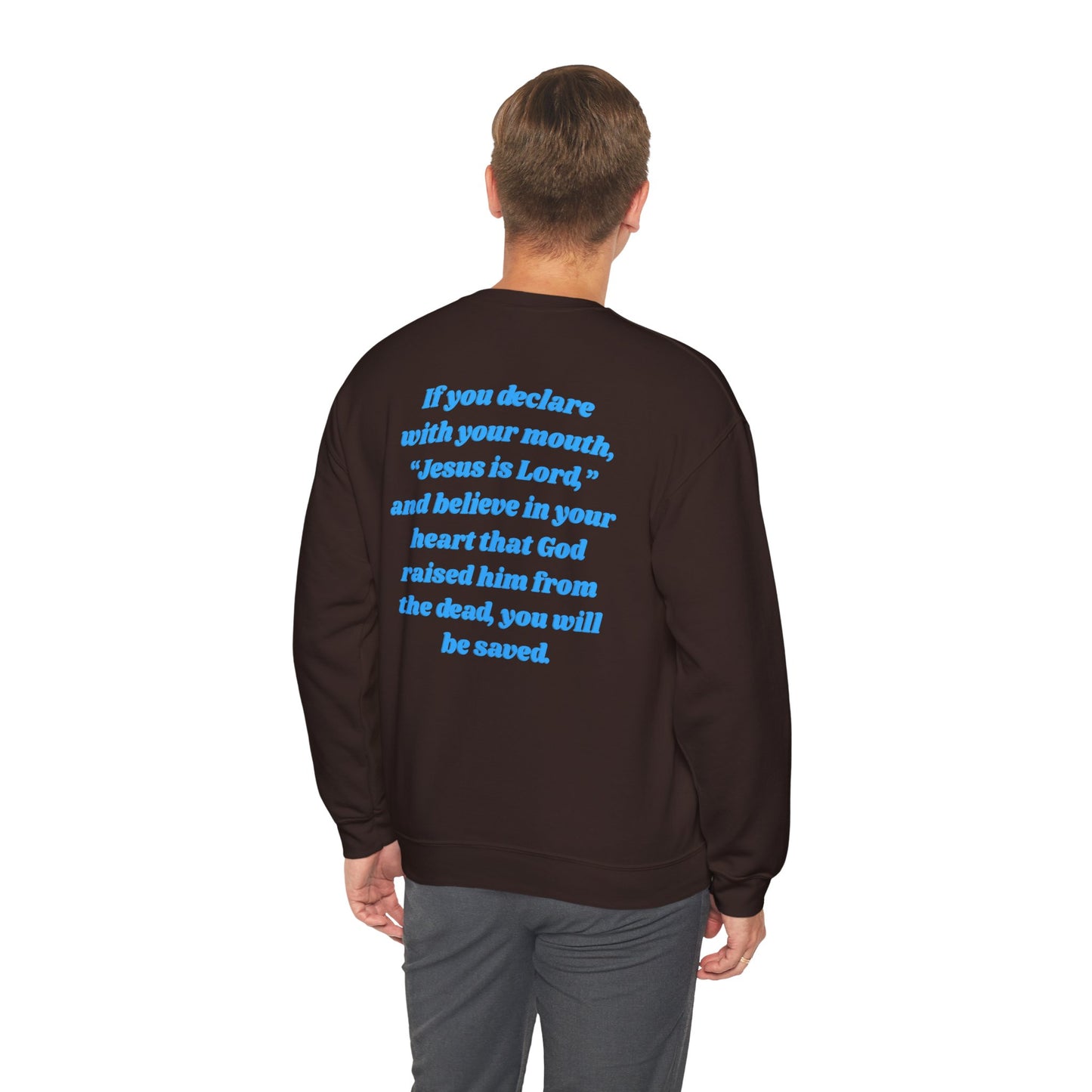 Jesus Saves Adult Heavy Blend™ Crewneck Sweatshirt