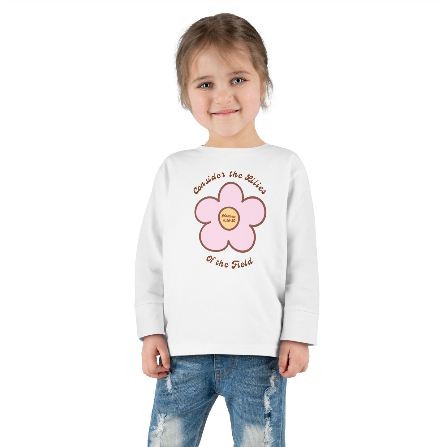 Consider the Lilies Toddler Long Sleeve Tee
