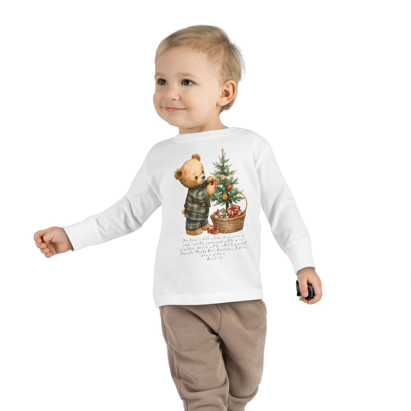 Isaiah 9:6 Toddler Long Sleeve Tee