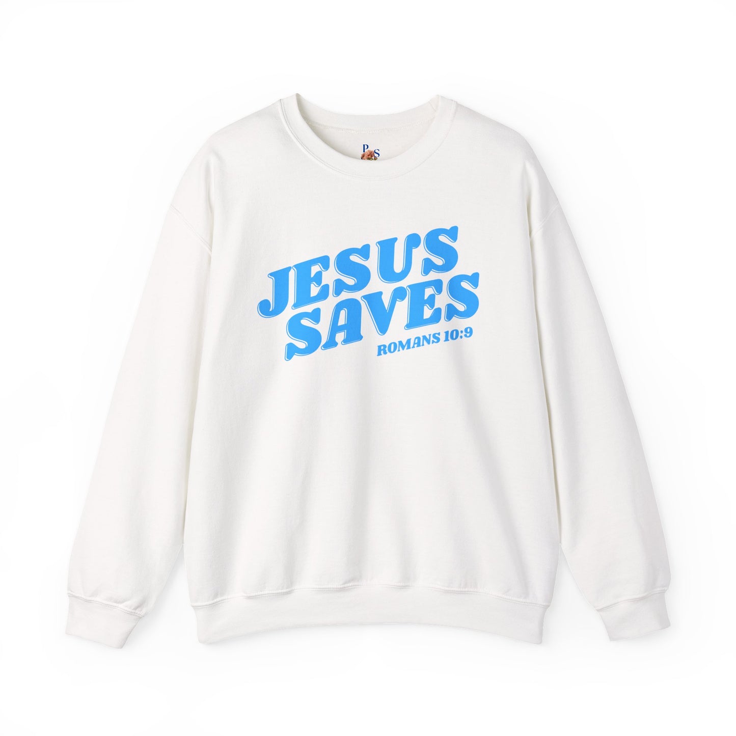 Jesus Saves Adult Heavy Blend™ Crewneck Sweatshirt