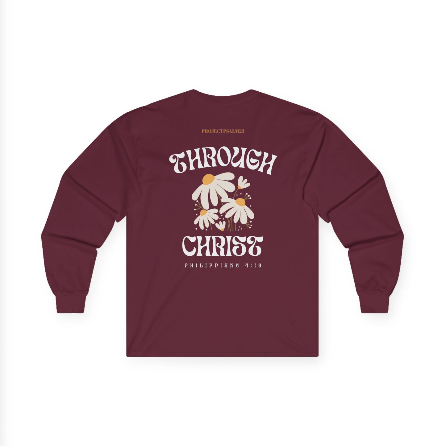 Through Christ Adult Long Sleeve Tee