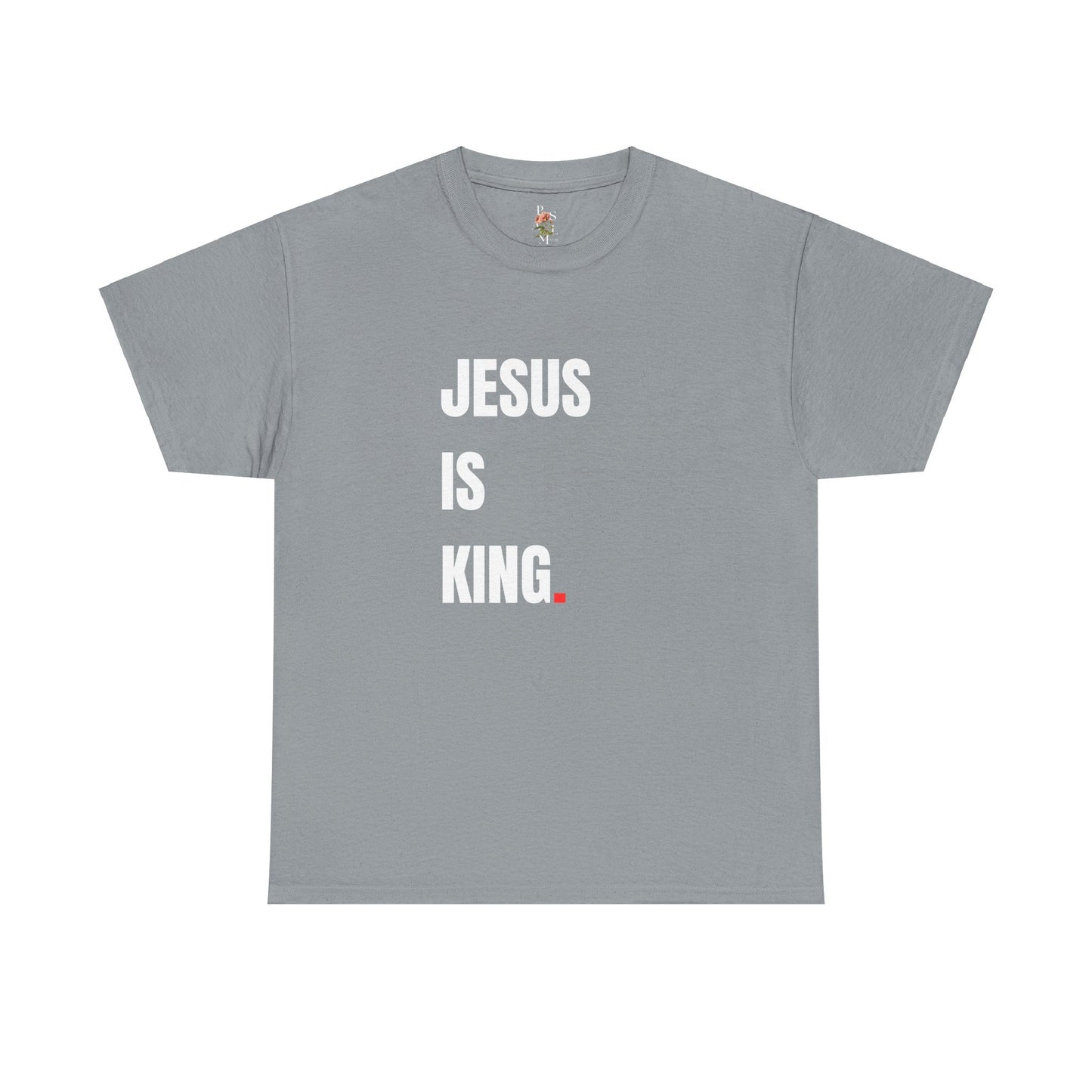 Jesus is King Adult Cotton Tee