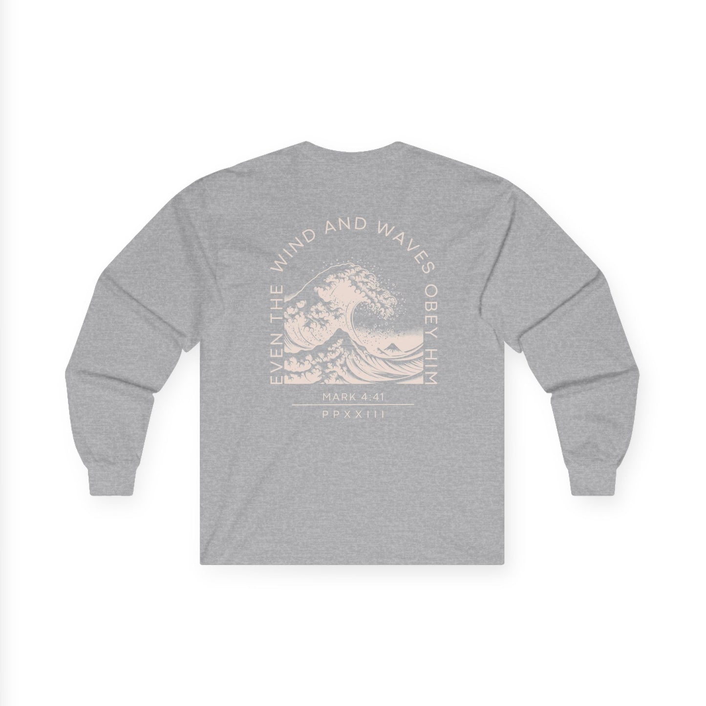 Wind and Waves Adult Long Sleeve Tee