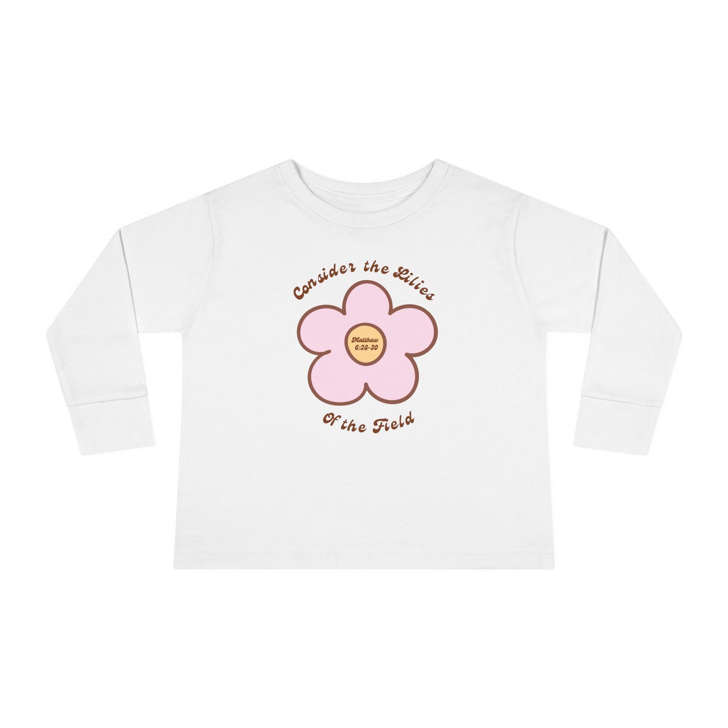 Consider the Lilies Toddler Long Sleeve Tee