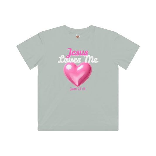 Jesus Loves Me Kids Fine Jersey Tee