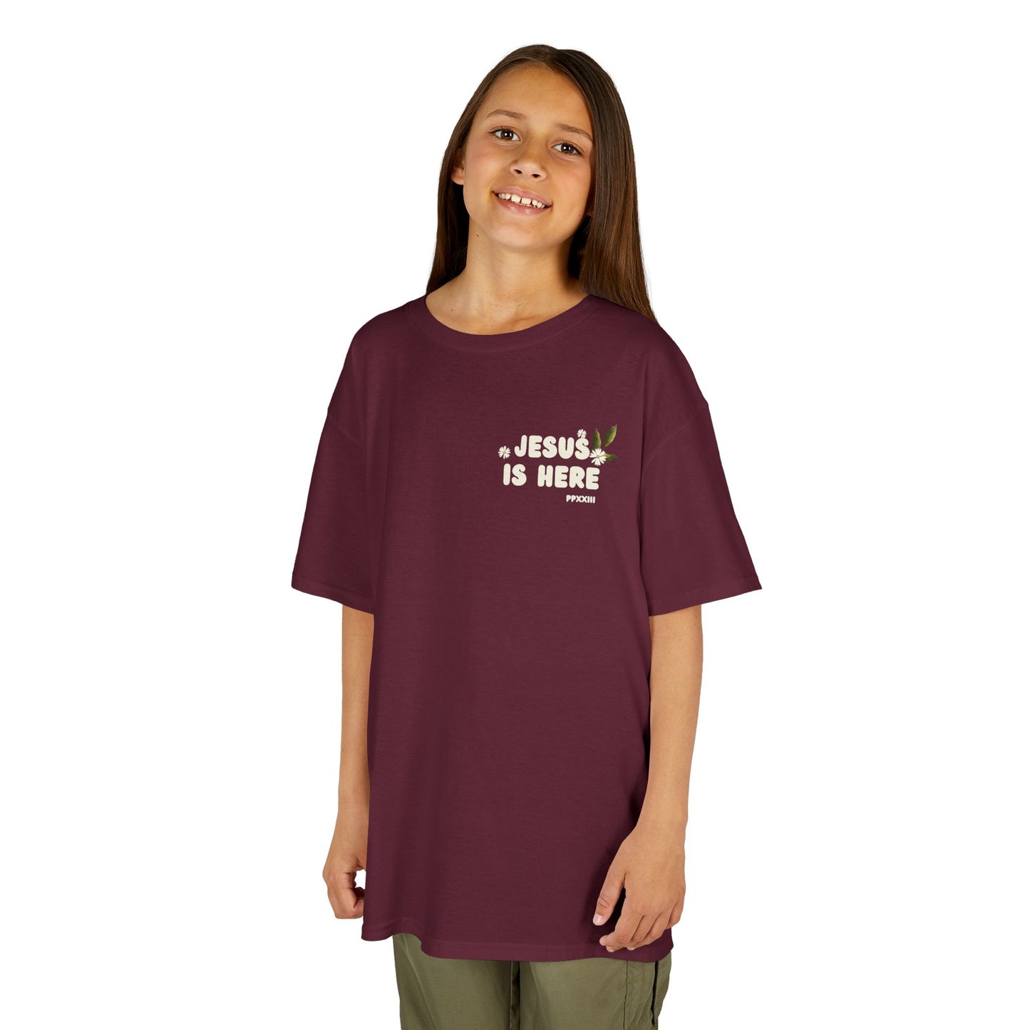 Jesus is Here Kids Tee