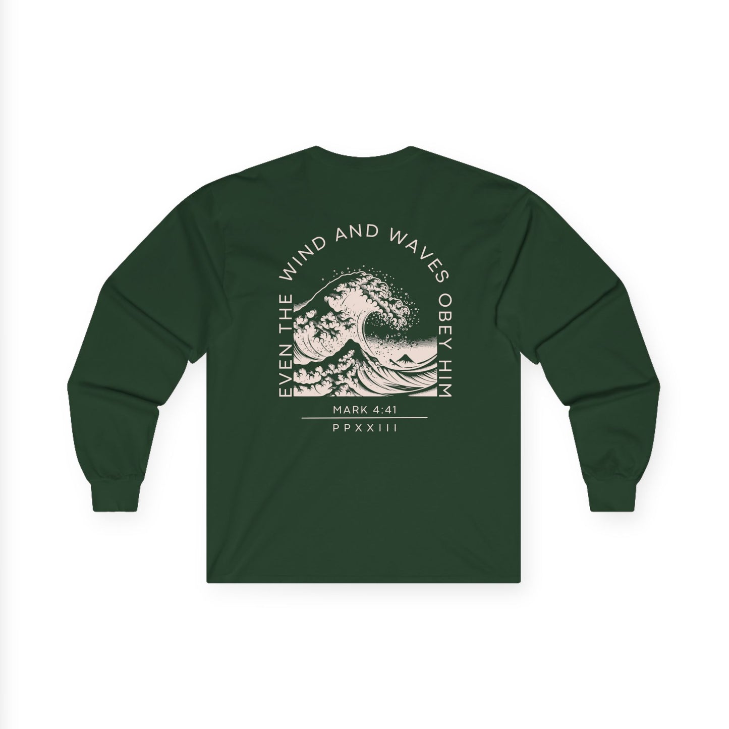 Wind and Waves Adult Long Sleeve Tee