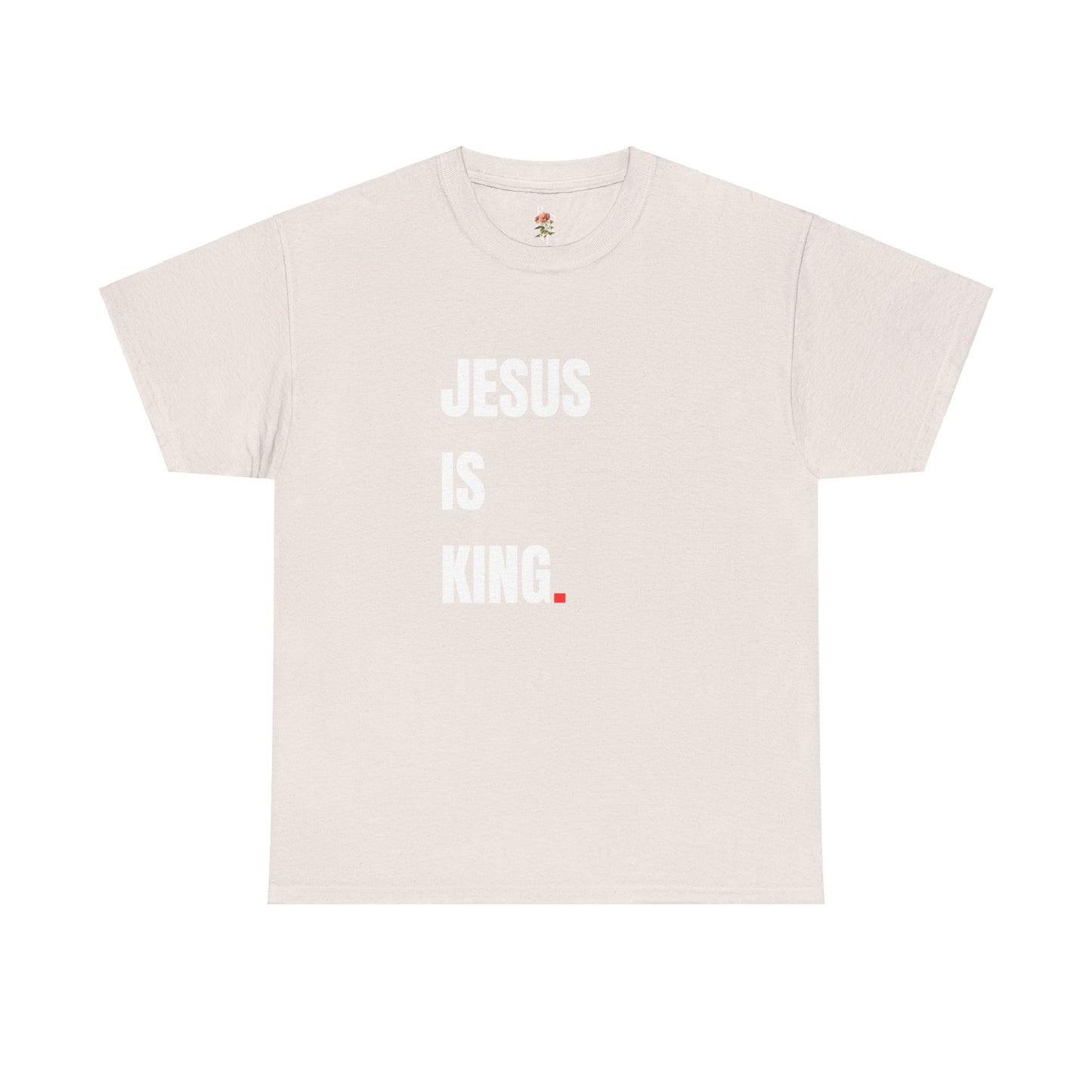 Jesus is King Adult Cotton Tee