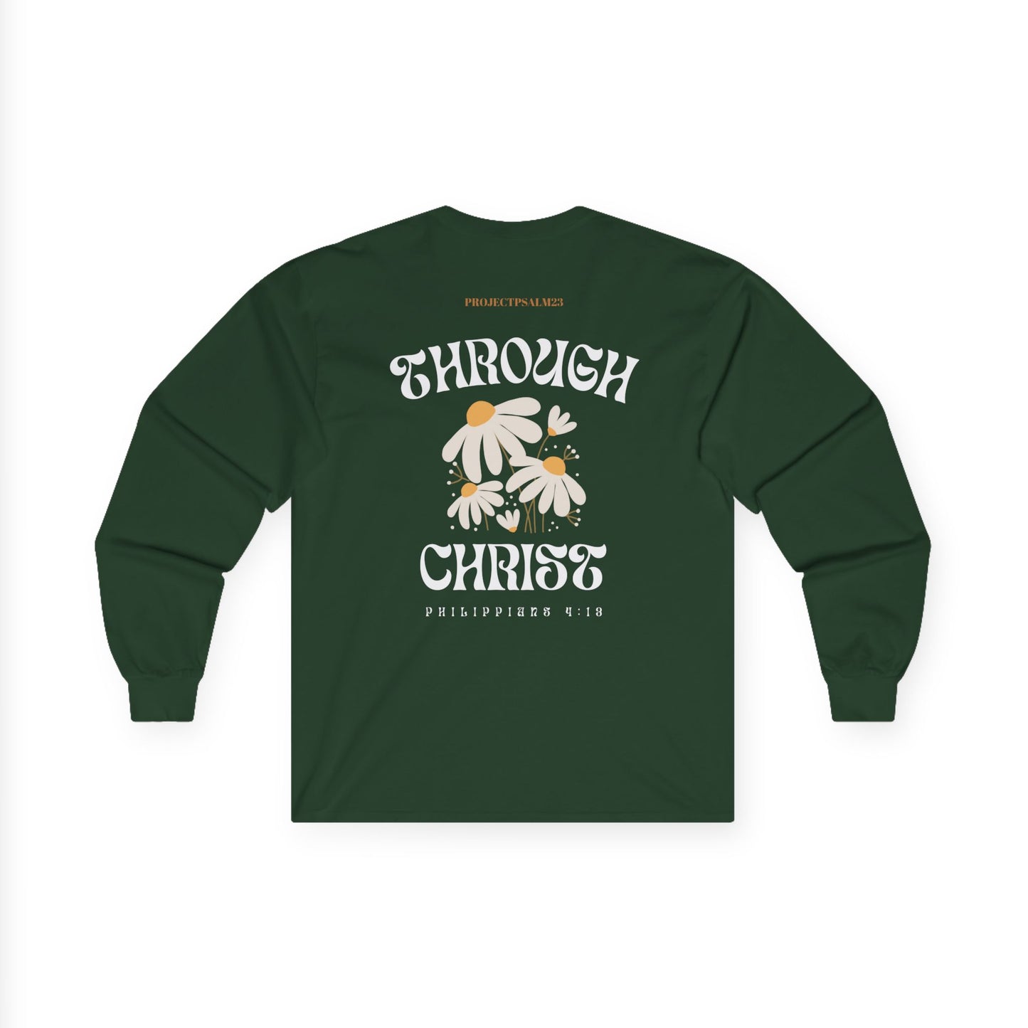 Through Christ Adult Long Sleeve Tee