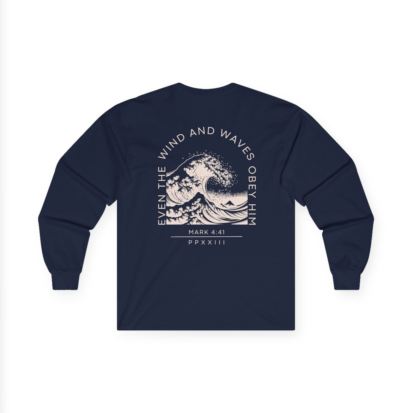 Wind and Waves Adult Long Sleeve Tee