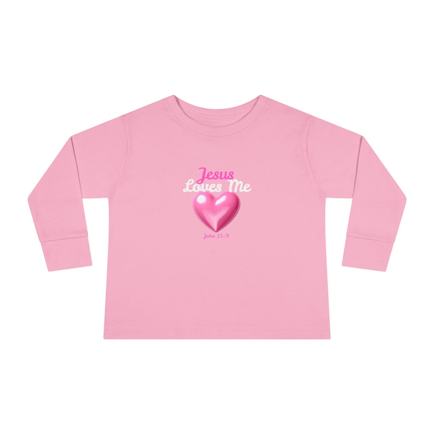 Jesus Loves Me Toddler Long Sleeve Tee
