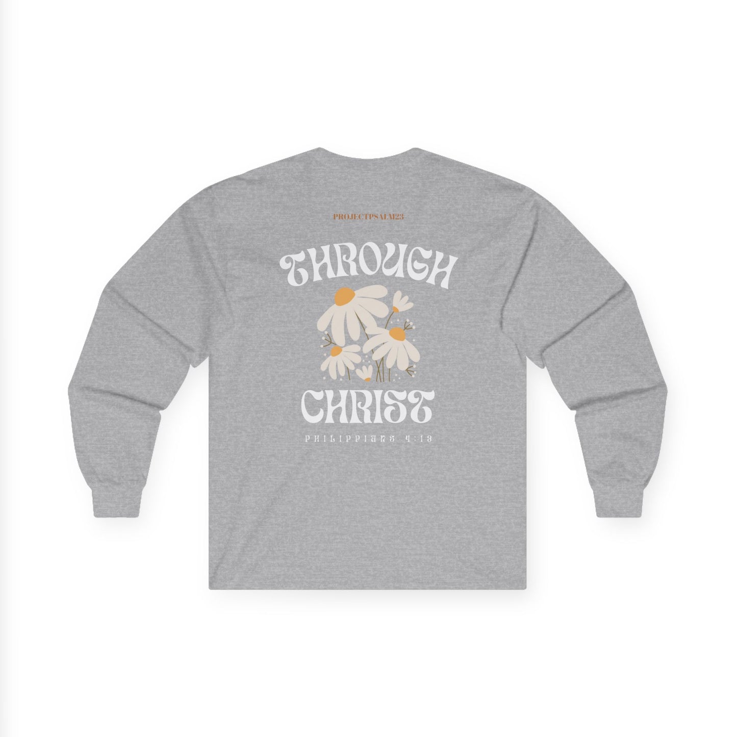 Through Christ Adult Long Sleeve Tee