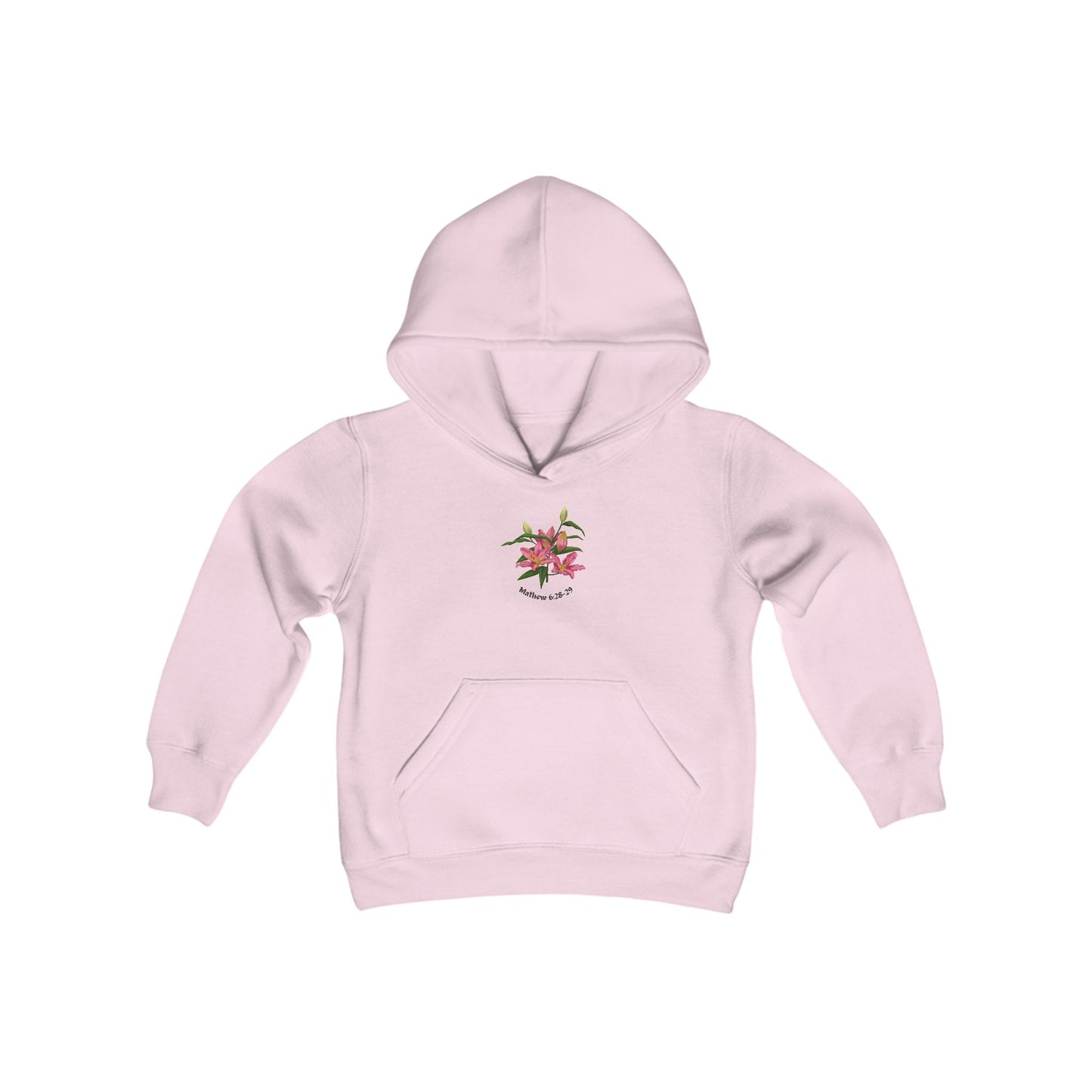 Consider The Lilies Youth Hooded Sweatshirt