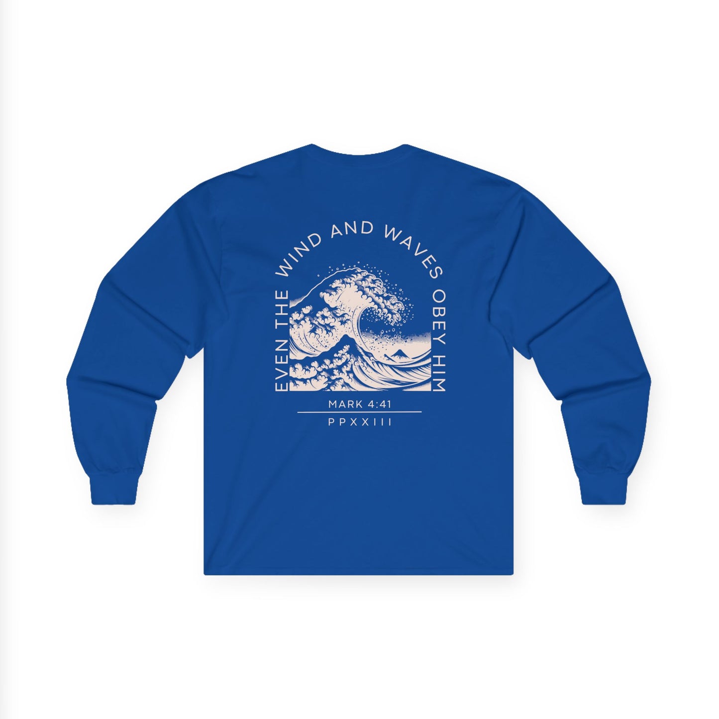 Wind and Waves Adult Long Sleeve Tee