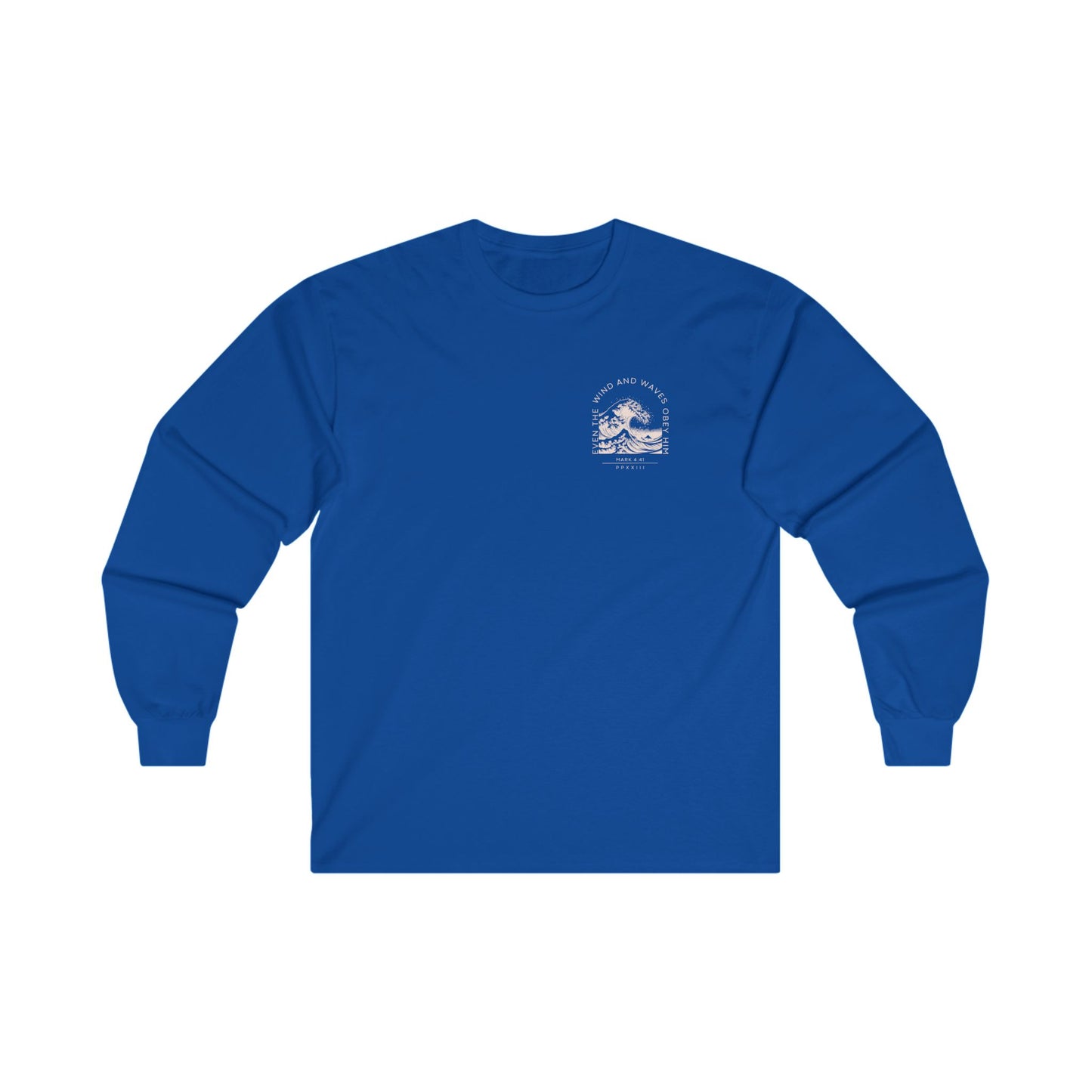 Wind and Waves Adult Long Sleeve Tee