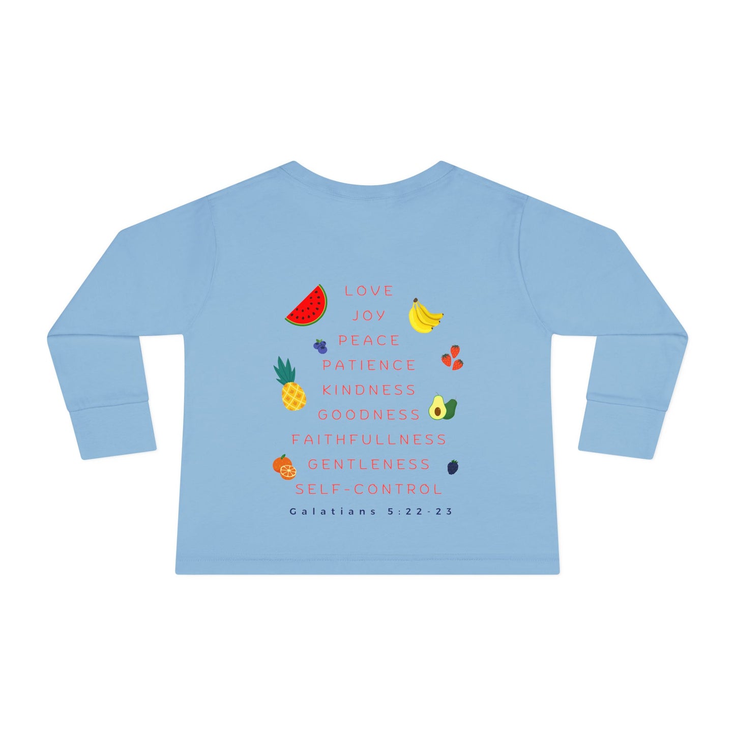 Fruit of the Spirit Toddler Long Sleeve Tee