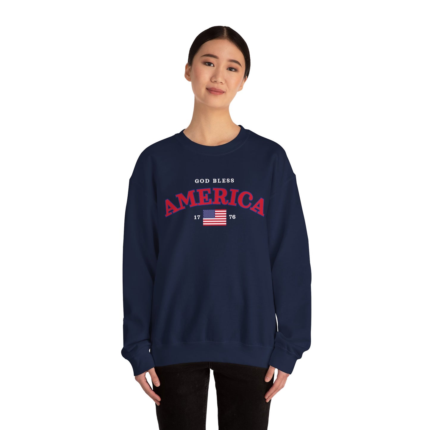God Bless America Adult Sweatshirt