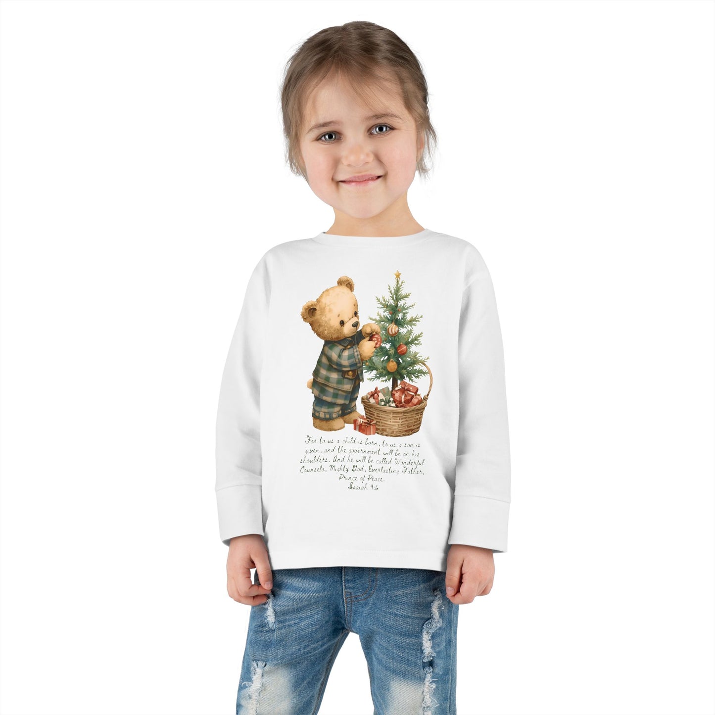 Isaiah 9:6 Toddler Long Sleeve Tee