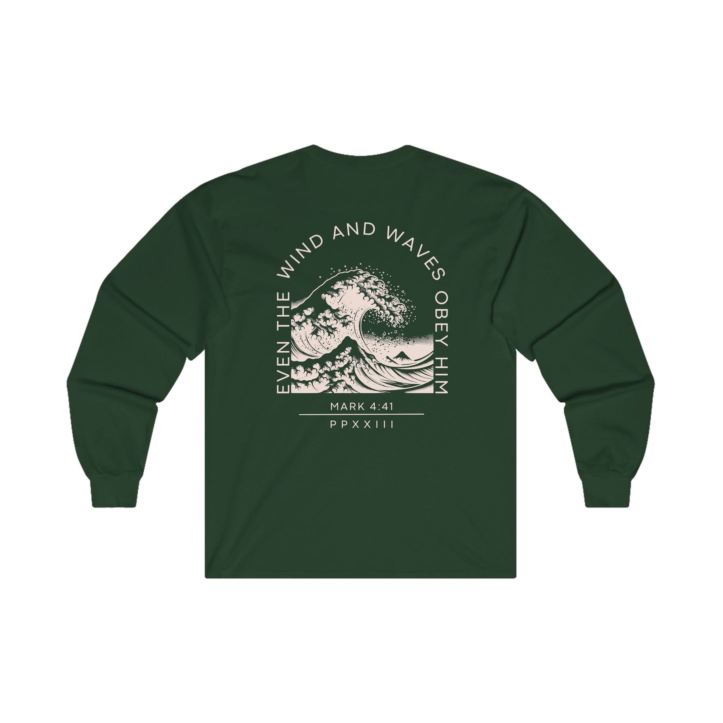 Wind and Waves Adult Long Sleeve Tee