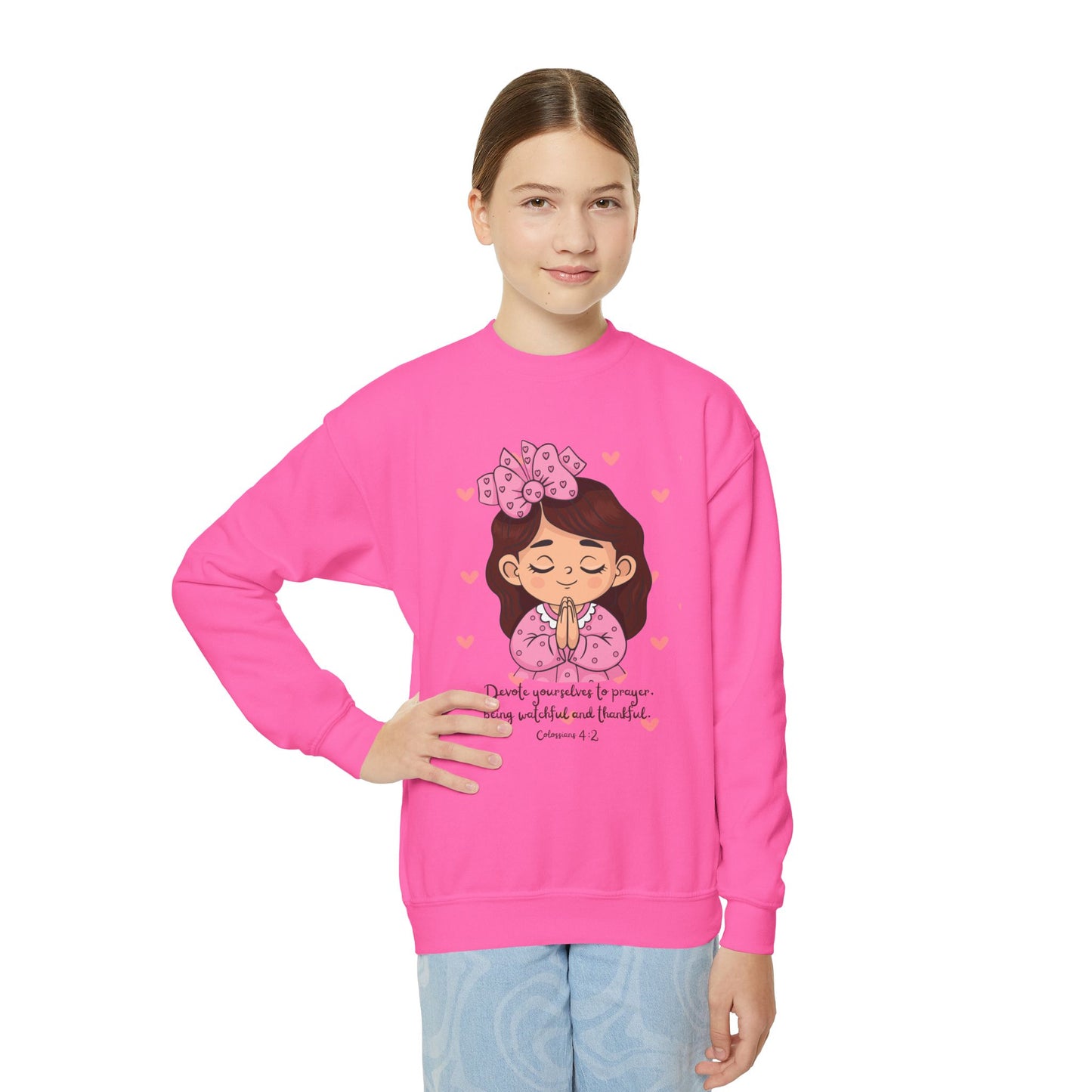 Prayer Youth Crewneck Sweatshirt