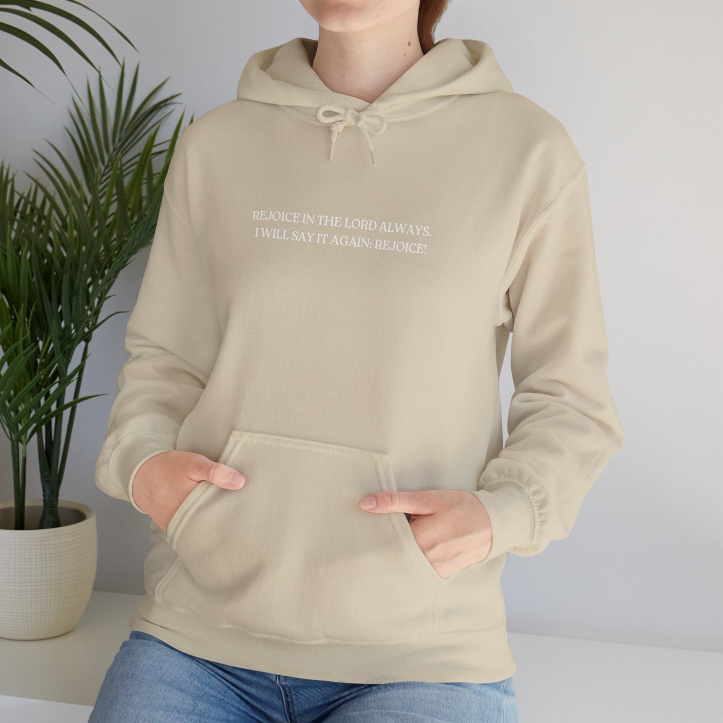 Rejoice Adult Hooded Sweatshirt
