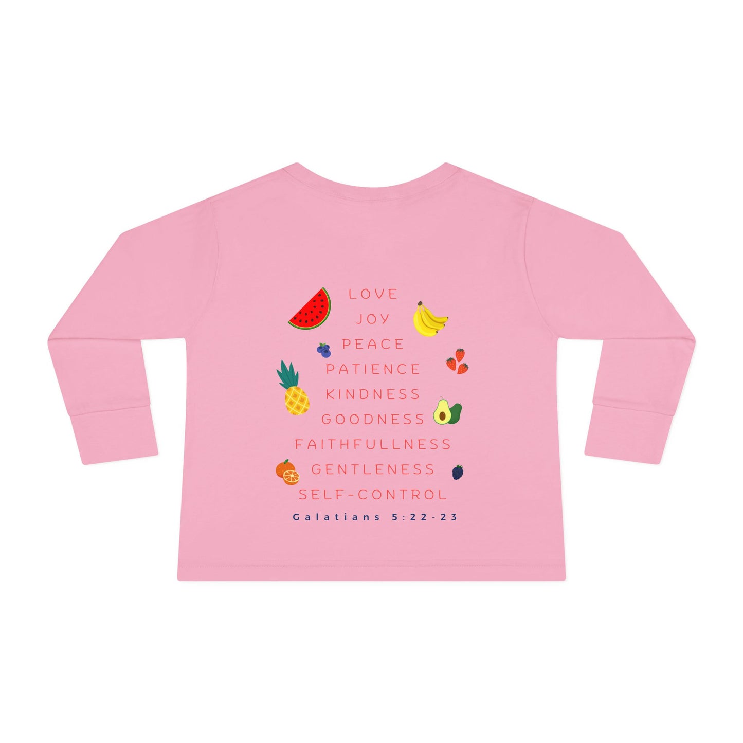 Fruit of the Spirit Toddler Long Sleeve Tee