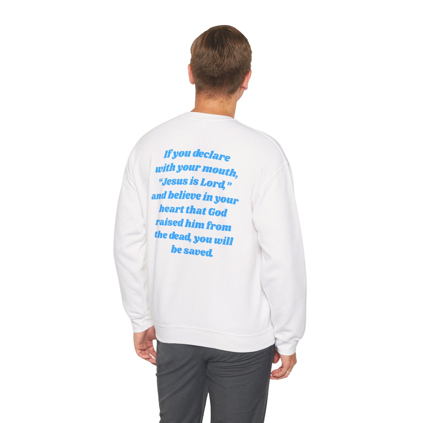 Jesus Saves Adult Heavy Blend™ Crewneck Sweatshirt