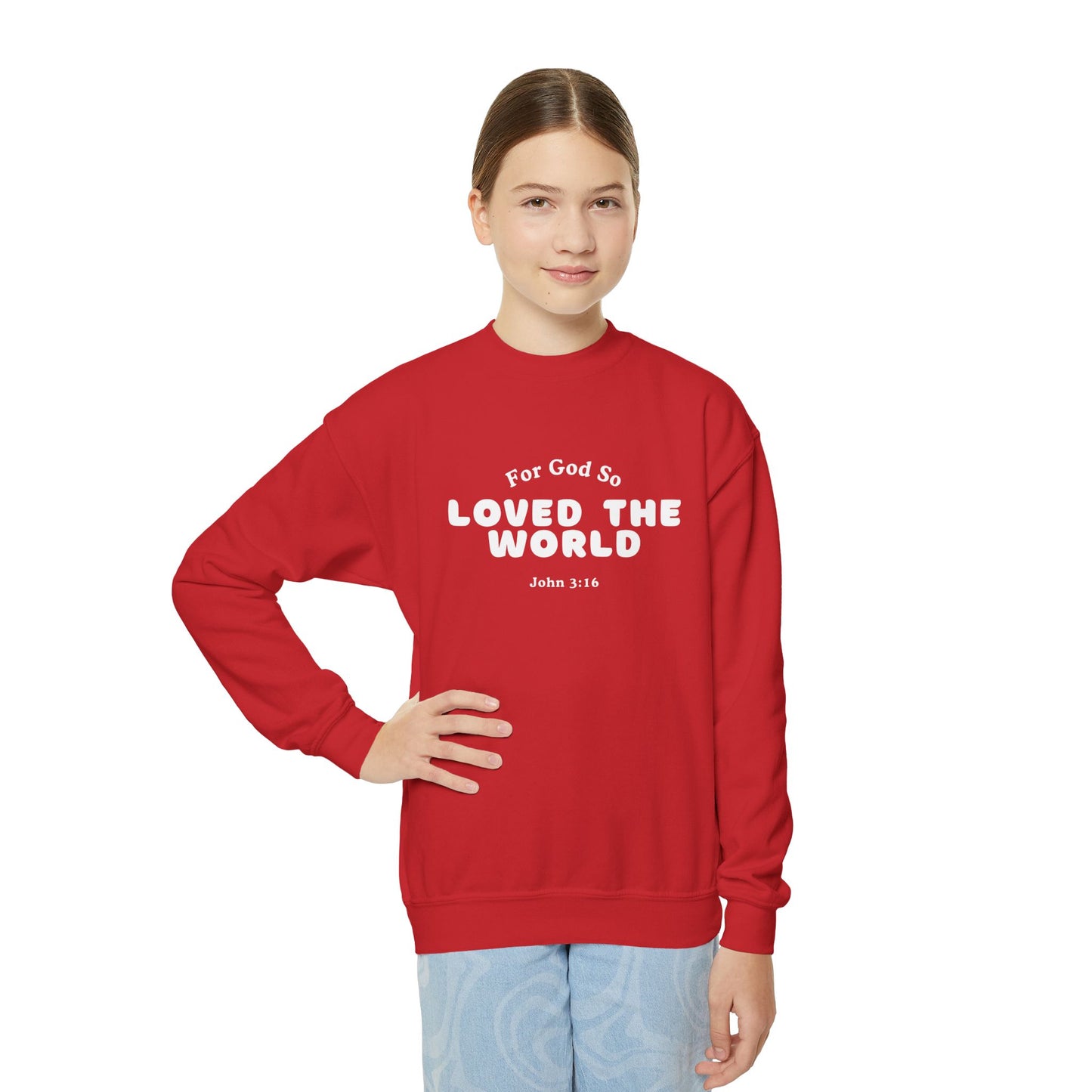 John 3:16 Youth Sweatshirt